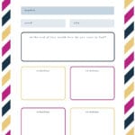 Monthly Intention Setting Worksheet — Donuts  Down Dog With Intention Setting Worksheet