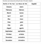 Months Of The Year In Spanish Worksheet  Free Esl Printable In Spanish Worksheets For Beginners