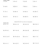 Multi Step Equations Worksheet Pdf Solving 6Th Grade Maze Answers With Solving Equations With Variables On Both Sides With Fractions Worksheet