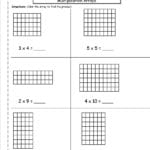 Multiplication Arrays Worksheets With Regard To Box Method Multiplication Worksheet