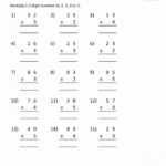 Multiplication Practice Worksheets Grade 3 Also Math Facts Practice Worksheets Multiplication