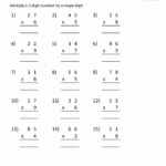Multiplication Practice Worksheets Grade 3 And Grade 3 Maths Worksheets Printable