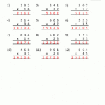Multiplication Sheets 4Th Grade Or 2 Digit By 2 Digit Multiplication Worksheets Pdf