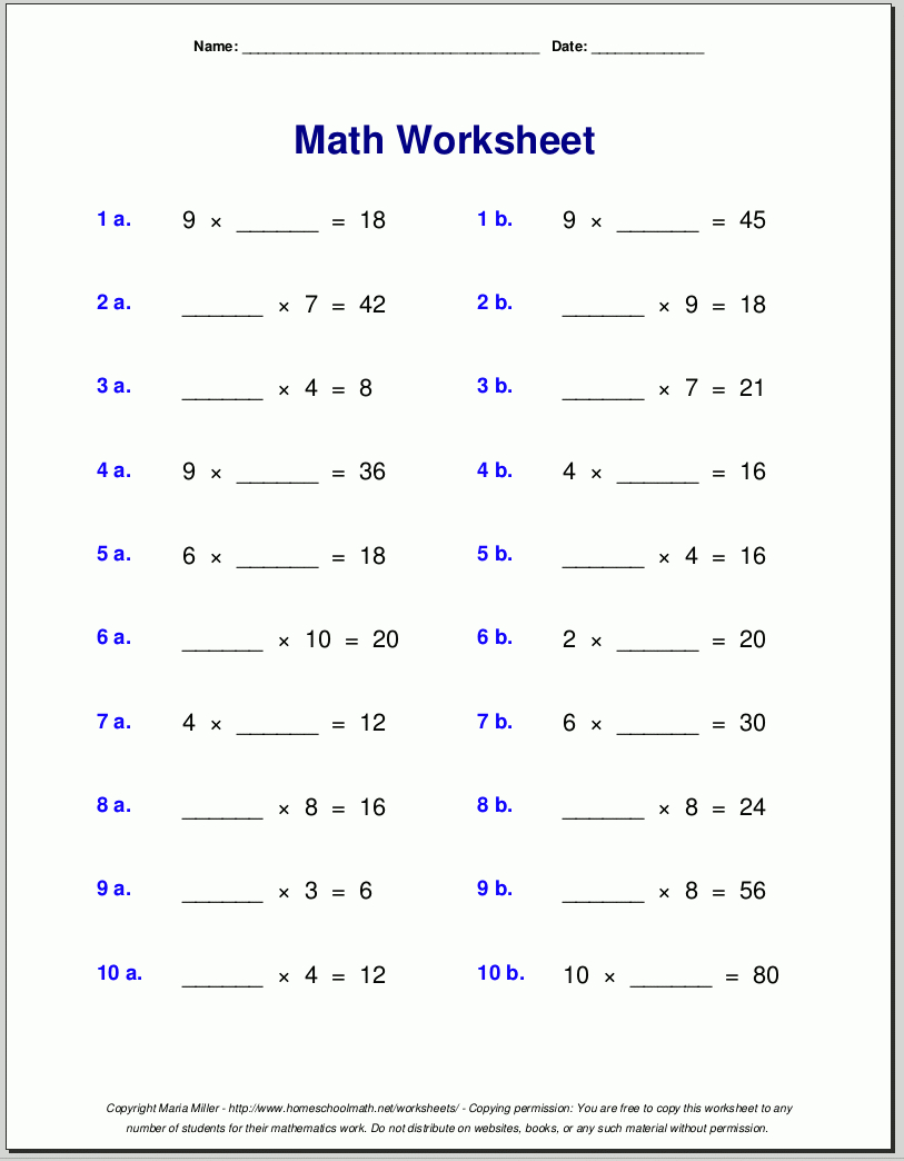 Multiplication Worksheets For Grade 3 Also 3Rd Grade Math Worksheets Multiplication Pdf