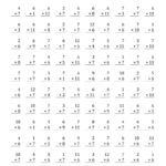 Multiplying 1 To 126 And 7 A For Thanksgiving Math Multiplication Worksheet