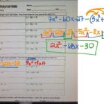 Multiplying Polynomials Coloring Activity  Math Algebra For Multiplying Polynomials Worksheet Answers