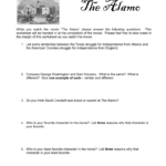 Name With Regard To The Alamo Worksheet Answers
