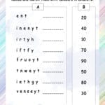 Naming Numbers – Grade 1 Math Worksheets  Page 2 And Letter Writing Worksheets For Grade 5