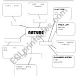 Nature Mindmap  Esl Worksheetjull367 Along With Mind Map Worksheet