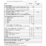 Nec Standard Electrical Load Calculation For Single Family Together With Commercial Electrical Load Calculation Worksheet