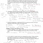 Net Force Worksheet Answer Key  Briefencounters For Forces Worksheet 1 Answer Key