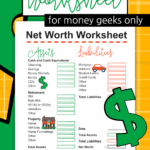 Net Worth Worksheet  Discover Your Net Worth  How Do The Jones Do It With Assets And Liabilities Worksheet