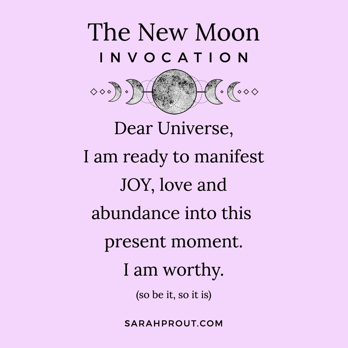 New Moon Rituals And The Power Of Intention Setting  Sarah Prout Regarding Intention Setting Worksheet