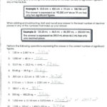Number Of Significant Figures Math Math To Significant Figures Also Significant Figures Practice Worksheet Answer Key