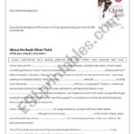 Oliver Twist  Warmup Activities Before The Movie  Esl Worksheet And Oliver Twist Worksheets Activities
