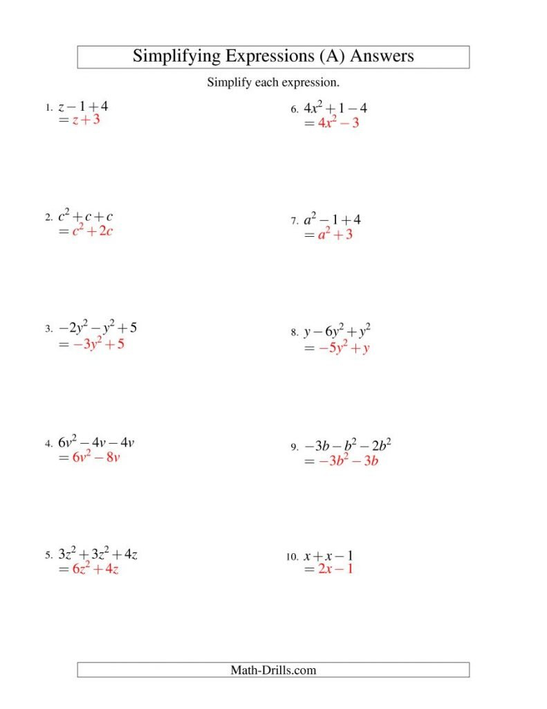 One Variable Linear Equations Worksheet Pdf Step Algebraic Single Also Author039S Purpose Worksheets 6Th Grade Pdf