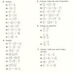 Order Of Operations With Fractions Worksheet  Briefencounters And Order Of Operations Pemdas Practice Worksheets Answers