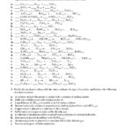 Oxidation Reduction Reactions Worksheet  Briefencounters Within Oxidation Reduction Reactions Worksheet
