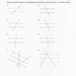 Parallel Lines Cuta Transversal Worksheet Answer Key With Regard To Geometry Parallel Lines Worksheet Answers