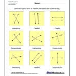 Parallel Or Perpendicular Lines Math Parallel Perpendicular And Within Parallel And Perpendicular Lines Worksheet Answer Key