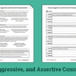 Passive Aggressive And Assertive Communication Worksheet Also Couples Counseling Communication Worksheets