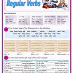 Past Simple Of Regular Verbs Worksheet  Free Esl Printable Inside Spelling Rules Worksheets