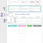 Paying Off Debt Worksheets Intended For Free Printable Debt Snowball Worksheet