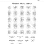 Percent Word Search  Wordmint Along With Percent Error Worksheet Answer Key