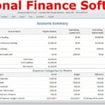 Personal Finance Budget Spreadsheet Family Template Forms Worksheet Also Personal Finance Worksheets