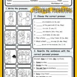 Personal Pronouns Interactive Worksheet In Personal Pronouns Worksheet