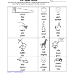 Phonics Worksheets Multiple Choice Worksheets To Print For Mark The Vowels Worksheet