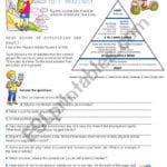 Physical Activity Pyramid  Esl Worksheetdoroteia F Throughout Physical Education Worksheets