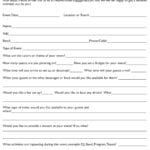 Planning Worksheet  Clearwater Grille Clearwater Even Center  Red For Catering Contract Worksheet