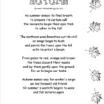 Poem Comprehension Worksheets Inside 4Th Grade Poetry Worksheets