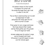 Poetry Comprehension Worksheets From The Teacher's Guide With Poetry Comprehension Worksheets