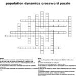 Population Dynamics Crossword Puzzle  Wordmint And Population Dynamics Worksheet