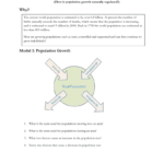 Population Growth Why Model 1 Population Growth And Population Growth Worksheet Answers