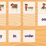 Positional Words Matching Game  Game  Education For Positional Words Worksheets