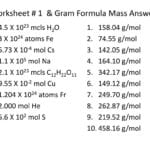 Ppt  Worksheet  1  Gram Formula Mass Answers Powerpoint Intended For Gram Formula Mass Worksheet