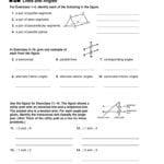 Practice B Lines And Angles 31 As Well As 1 5 Angle Pair Relationships Practice Worksheet Answers