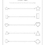 Prek Worksheets On Tracing Lines With Pre Writing Skills For With Regard To Pre K Writing Worksheets