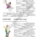 Present Perfect Tense  Gap Filling  Esl Worksheetmrmatura In Present Perfect Tense Exercises Worksheet