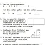 Printable Secondgrade Math Word Problem Worksheets With Regard To Creative Writing Worksheets For Grade 1