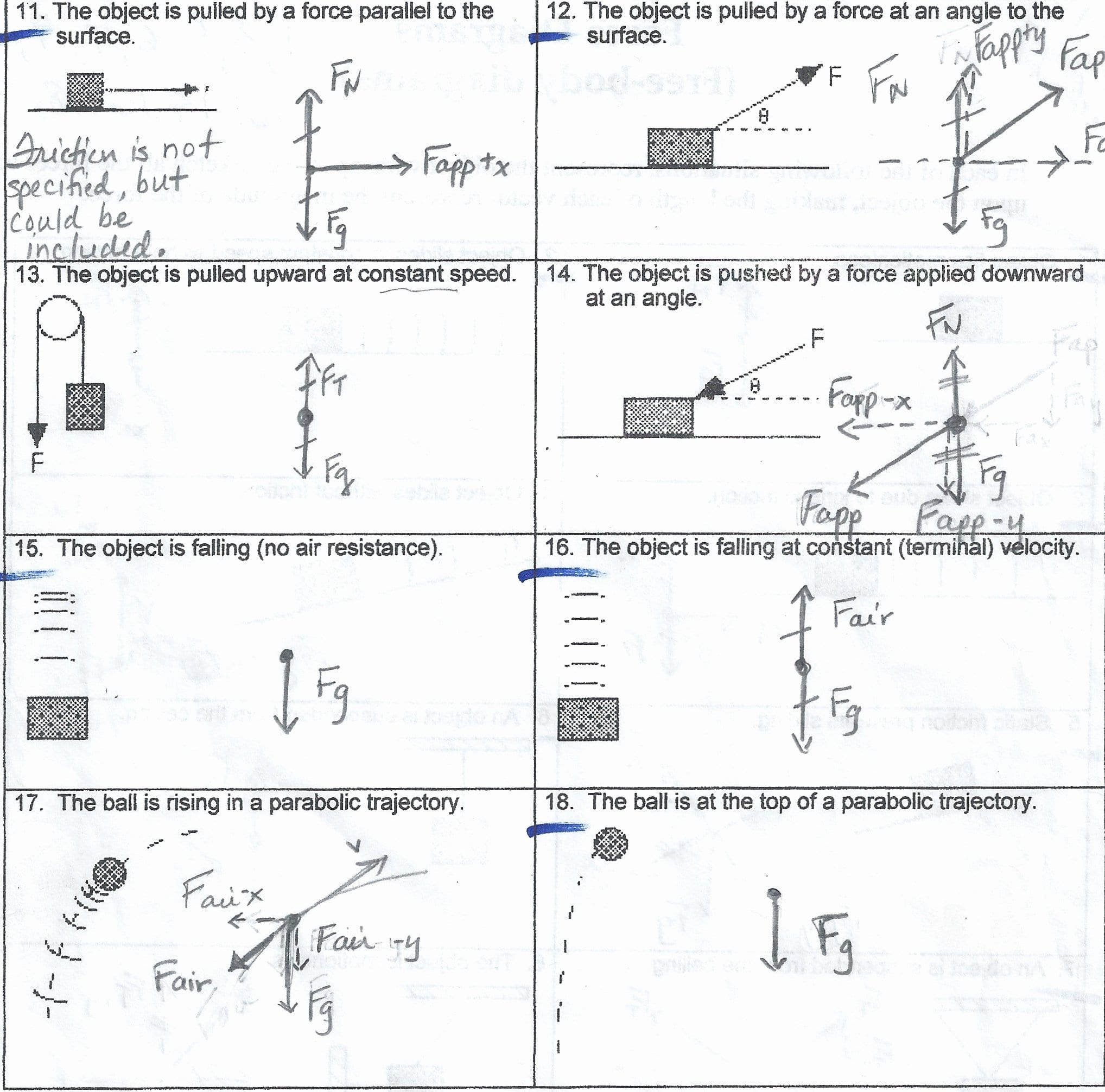 Printables Of Worksheet 2 Drawing Force Diagrams Key  Geotwitter Regarding Worksheet 2 Drawing Force Diagrams