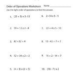 Printables Pemdas Practice Worksheet Lemonlilyfestival Worksheets As Well As Order Of Operations Pemdas Practice Worksheets Answers