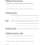 Proper And Common Nouns Worksheets  Following Directions Proper Throughout Following Directions Worksheet