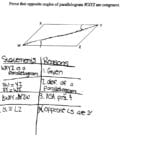 Proving Parallelogram Angle Congruence Students Are Asked To Prove And Parallelogram Proofs Worksheet