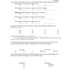 Punnett Square Practice Worksheet Along With Punnett Square Practice Problems Worksheet