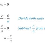 Quadratic Formula Inside Using The Quadratic Formula Worksheet Answers
