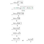 Quadratic Formula With Algebra 2 Quadratic Formula Worksheet Answers